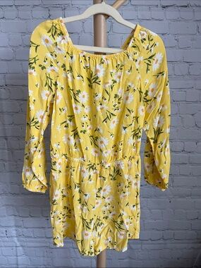 ⭐️⭐️PICK 5 / $20 Place Girl Yellow Floral Romper